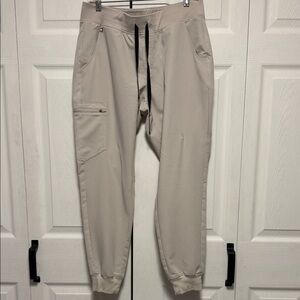 Figs Zamora Jogger Scrub Pants - Bone